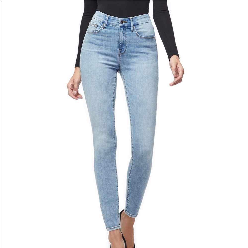 GOOD AMERICAN Good Legs Blue221 Light blue 6/28NWT